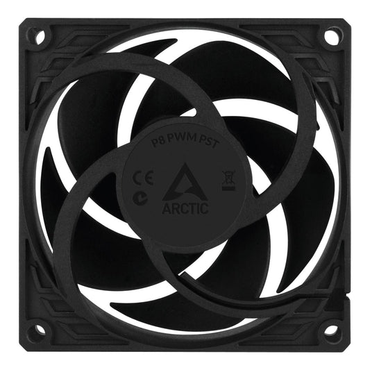 Arctic P8 8cm Pressure Optimised PWM PST Case Fan Cable Splitter & Fluid Dynamic - 200-3000 RPM 4895213702034