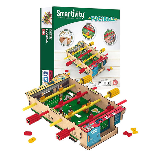 Science & Nature Toys > Science Kits > Home Science Experiments > Smartivity Smartivity Foosball | Build-It-Yourself Multiplayer STEAM Board Game 8908011797297
