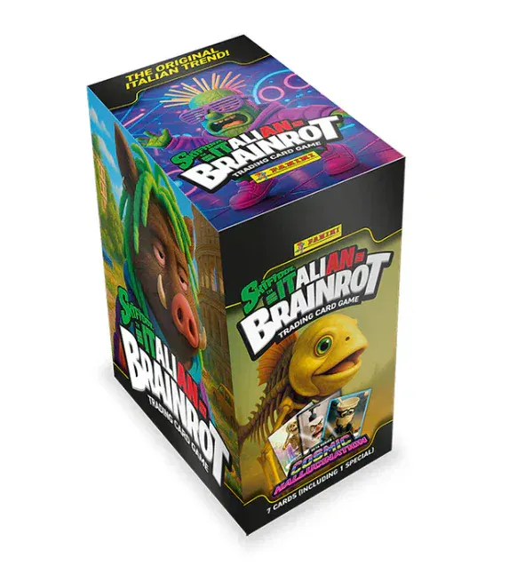 Barely Sensible Collectables Booster Box Panini - Italian Brainrot - Cosmic Hallucination - Trading Card Booster Box