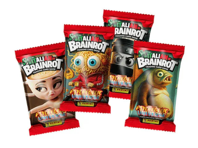 Barely Sensible Collectables Single Booster Pack Panini - Italian Brainrot - Psychedelic Universe - Trading Card Booster Pack