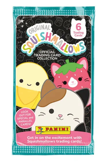 Barely Sensible Collectables Single Booster Pack Squishmallows - Panini Trading Card Collection - Booster Pack