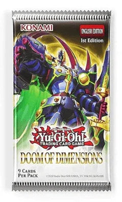 Barely Sensible Collectables Single Booster Pack Yu-Gi-Oh! - Doom of Dimensions - Booster Pack