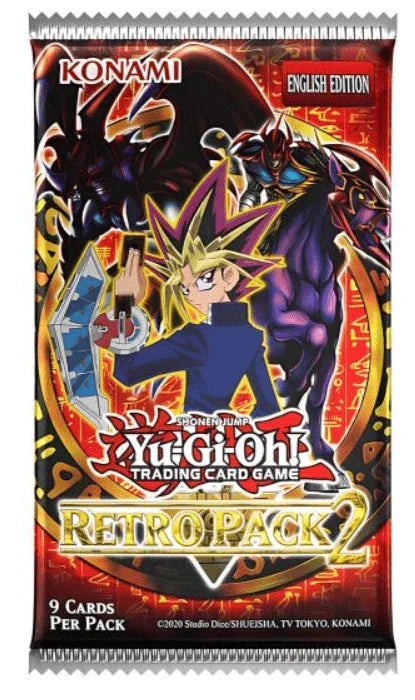 Barely Sensible Collectables Single Booster Pack Yu-Gi-Oh! - Retro Pack 2 Reprint - Booster Pack