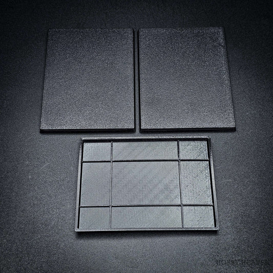 Base 100x75mm Rectangle Plain Plastic Bases 3d Print