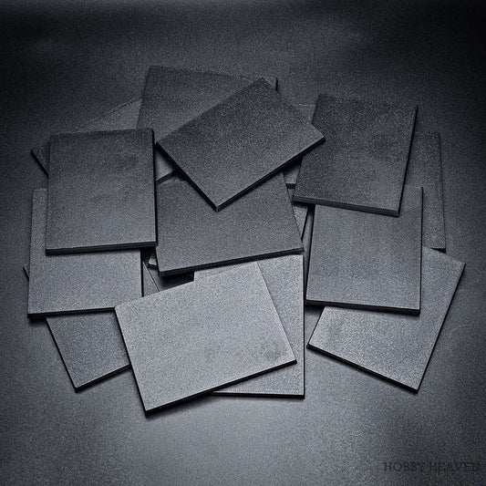 Base 100x75mm Rectangle Plain Plastic Bases 3d Print