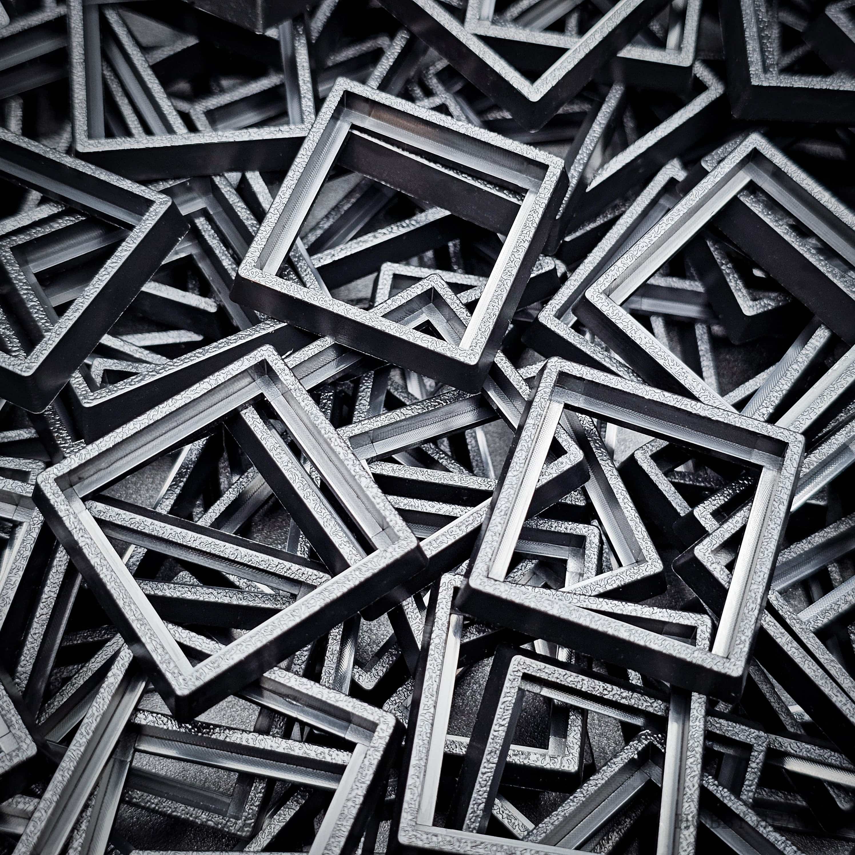 Base 25–30mm Square Base Adapters | Injection Moulded | No Rebasing Required | Fits Popular Fantasy Miniatures