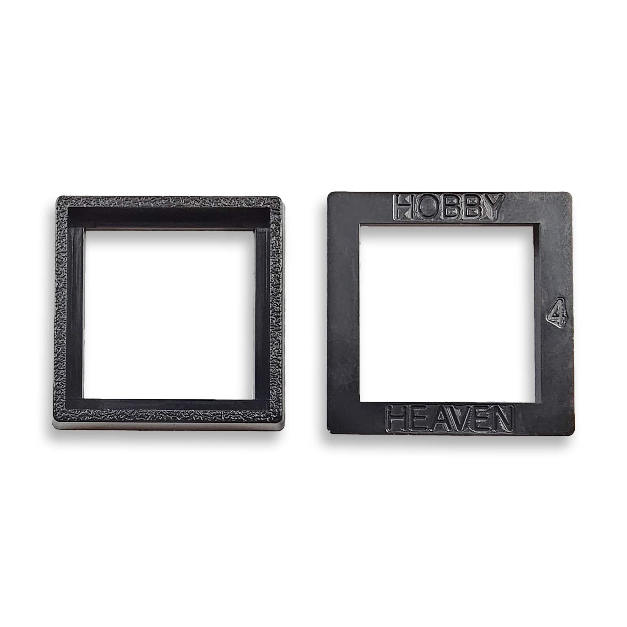Base 25–30mm Square Base Adapters | Injection Moulded | No Rebasing Required | Fits Popular Fantasy Miniatures