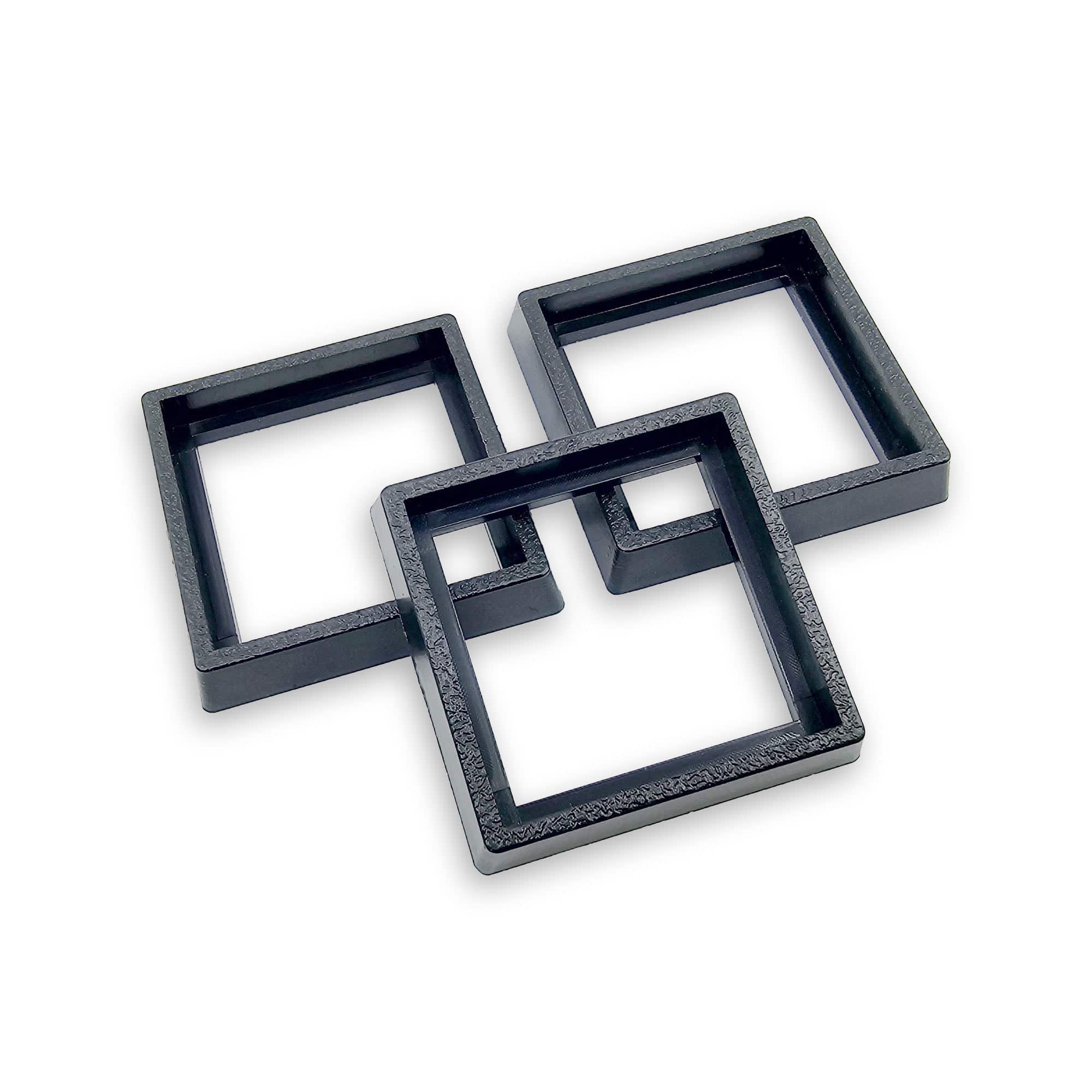 Base 25–30mm Square Base Adapters | Injection Moulded | No Rebasing Required | Fits Popular Fantasy Miniatures