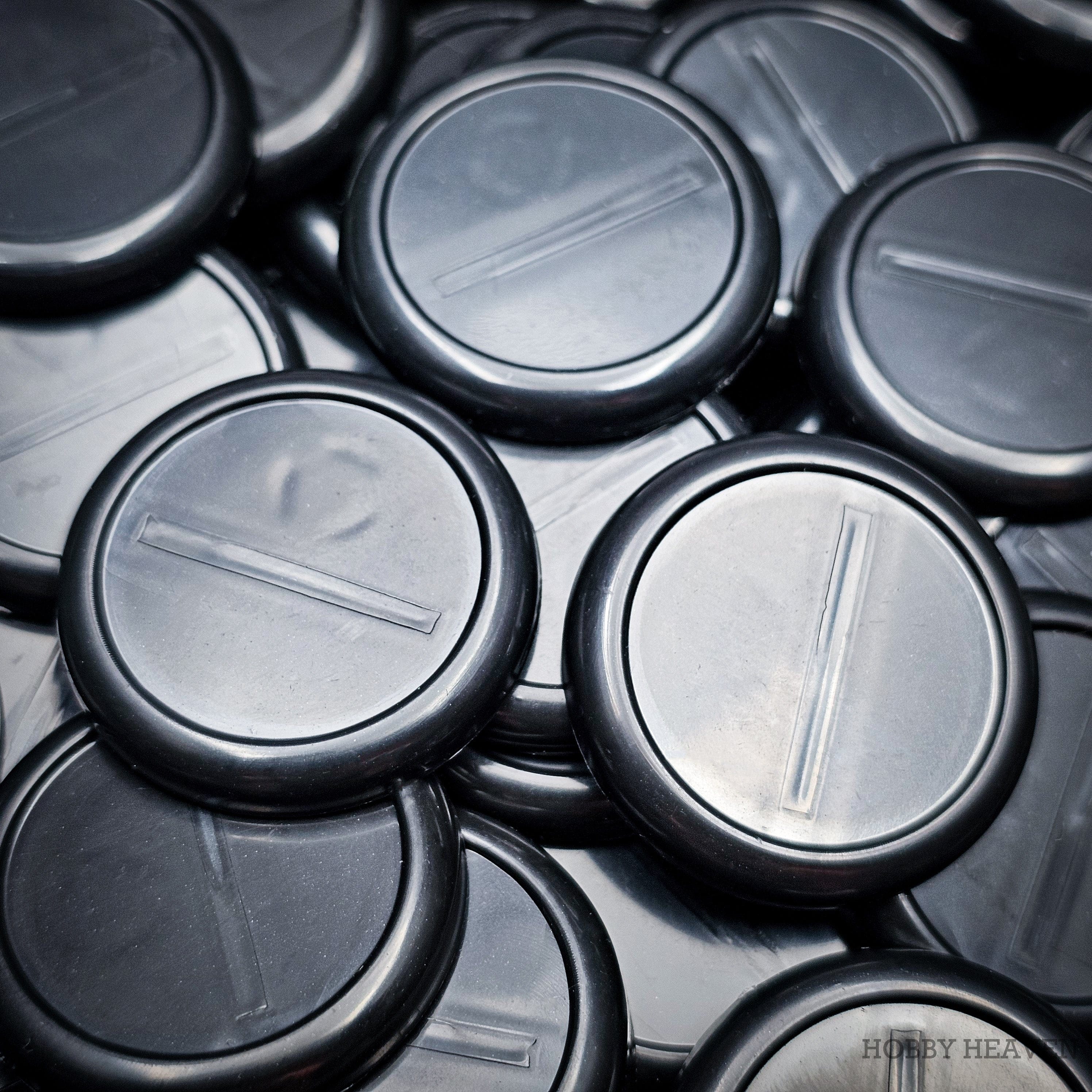 Base 30mm Wide Lip Round Plastic Bases