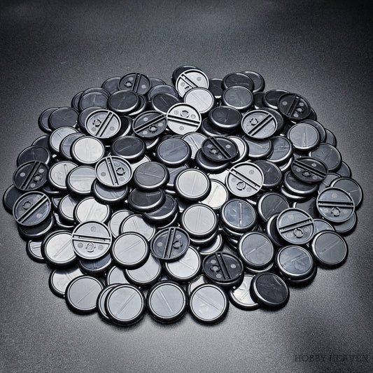 Base 30mm Wide Lip Round Plastic Bases