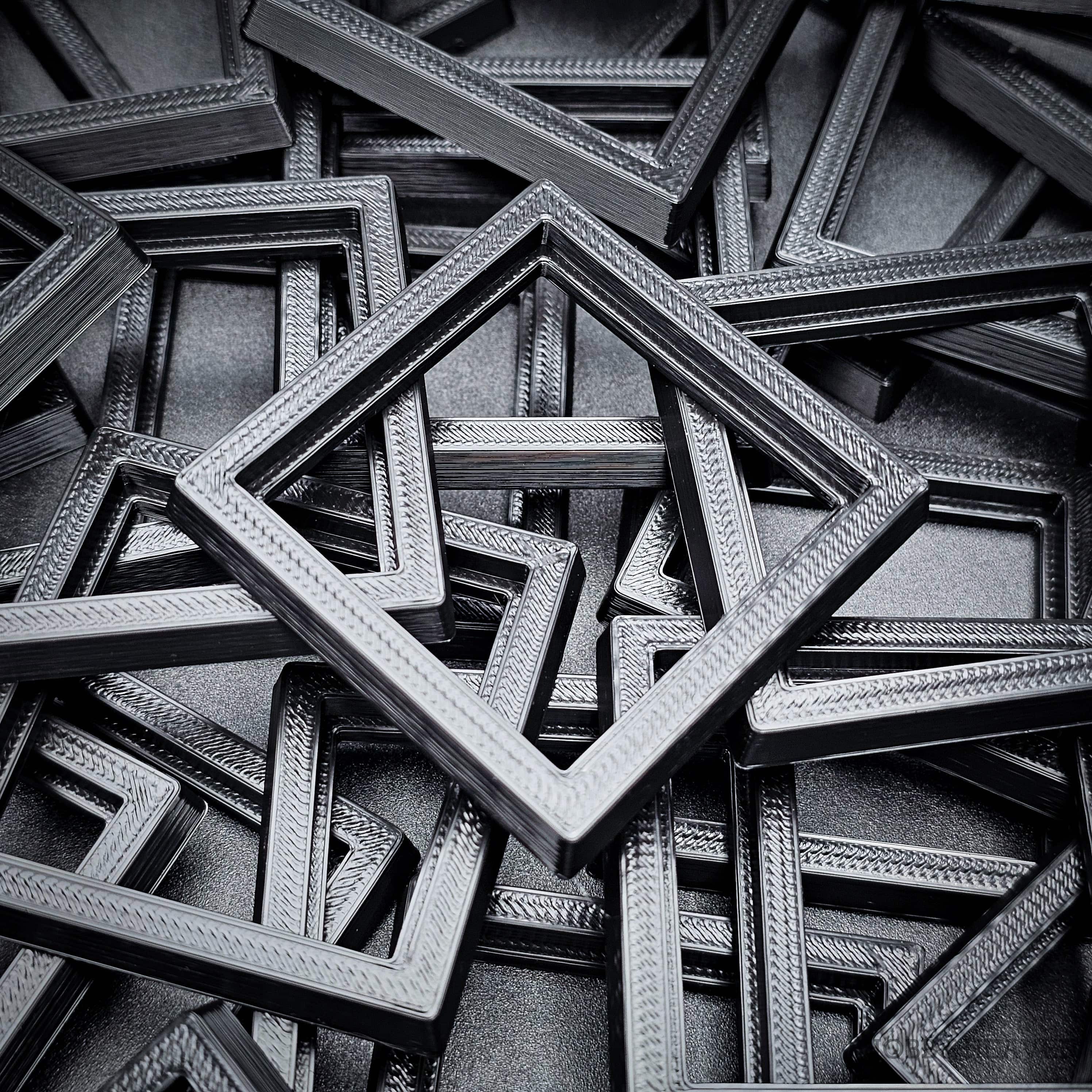 Base 40 to 50mm Square Bases Converters 3d Print