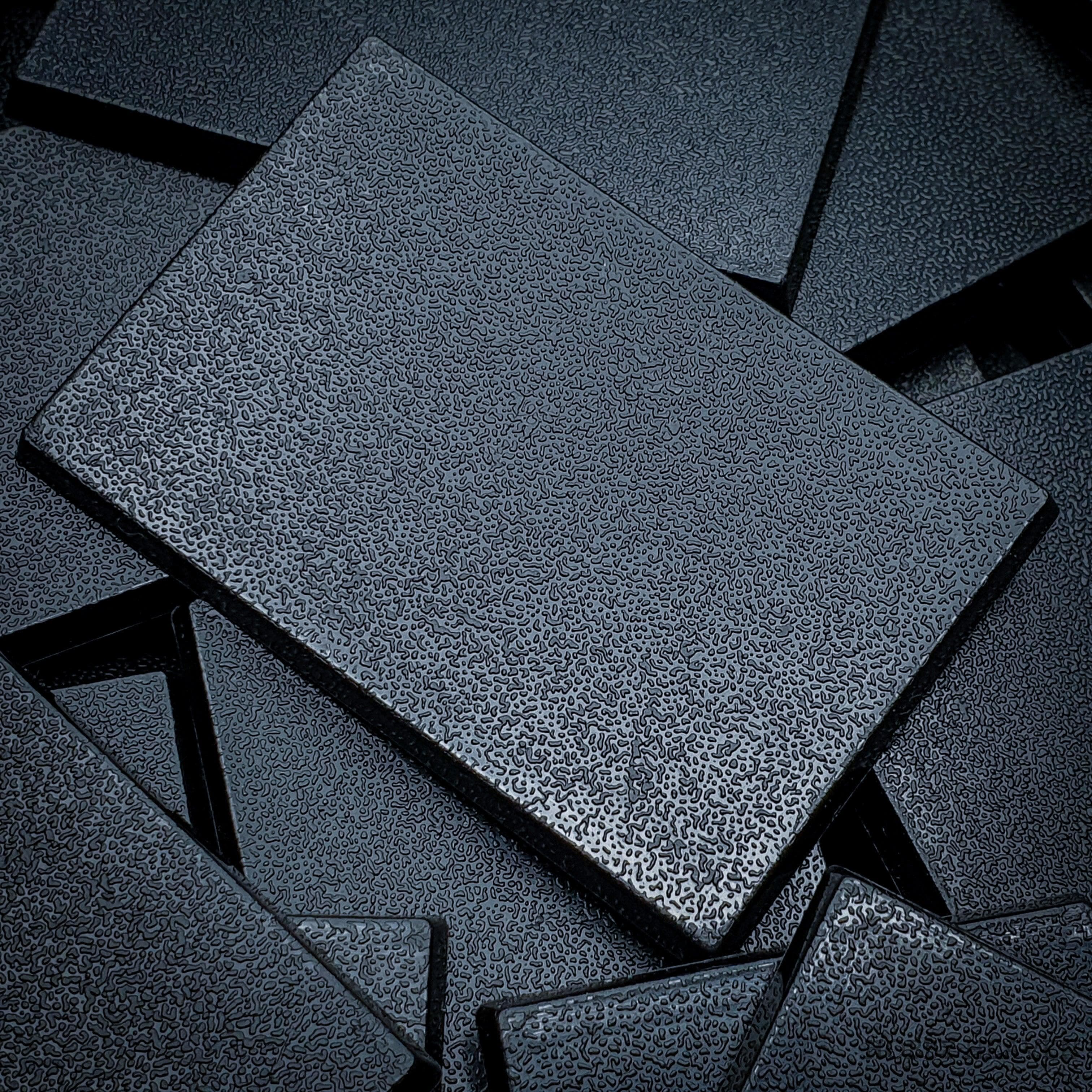 Base 60x40mm Rectangular Plain Plastic Bases