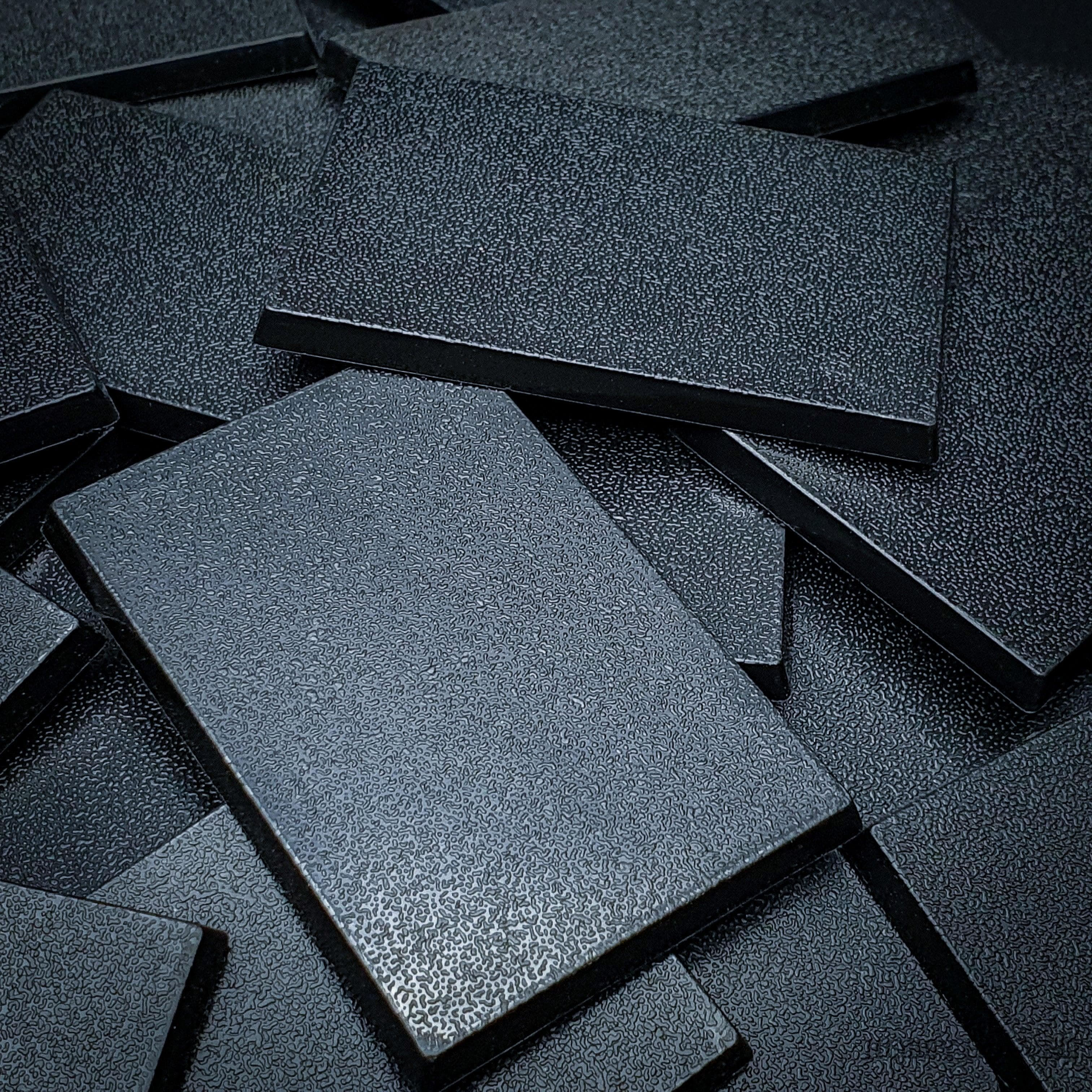 Base 60x40mm Rectangular Plain Plastic Bases