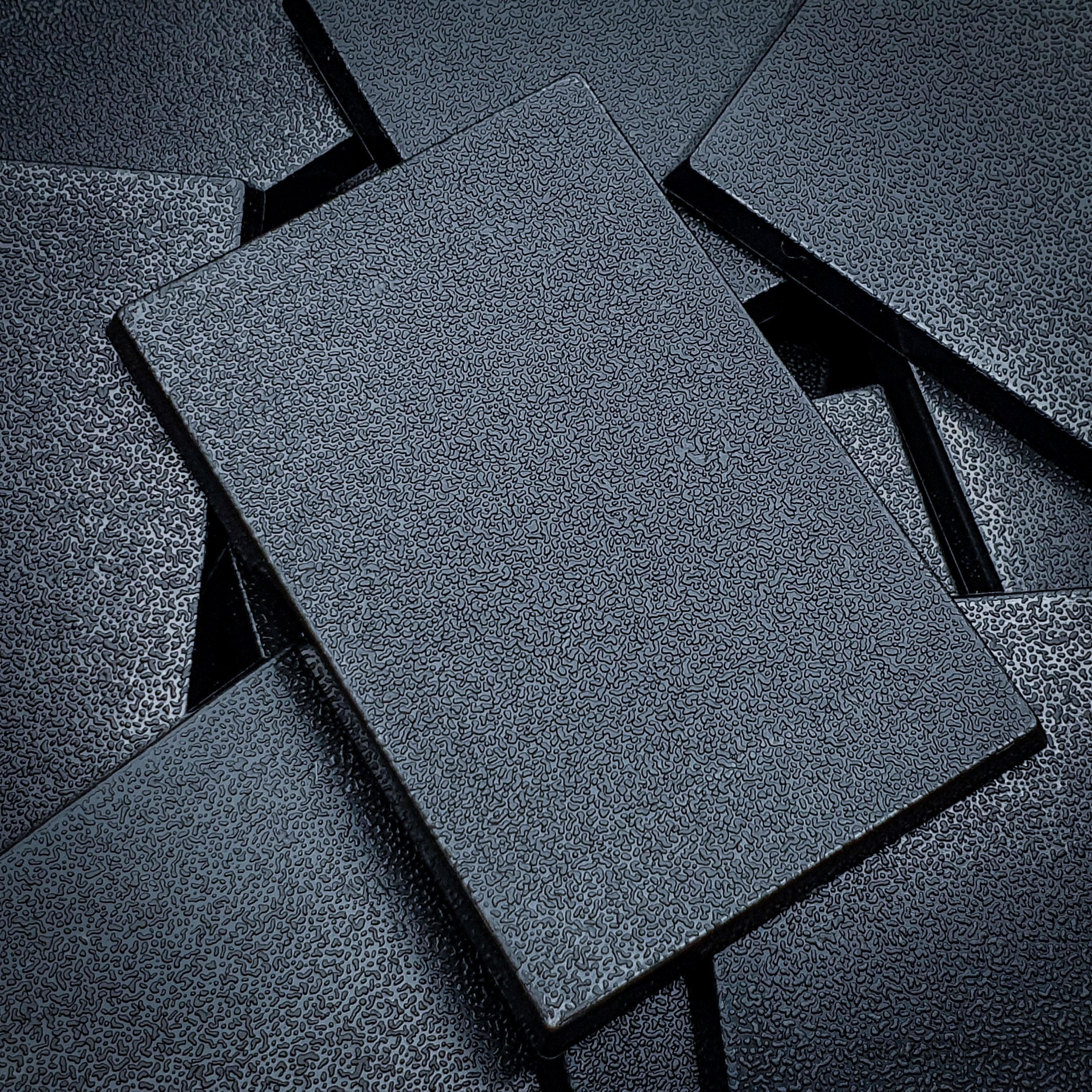 Base 60x40mm Rectangular Plain Plastic Bases