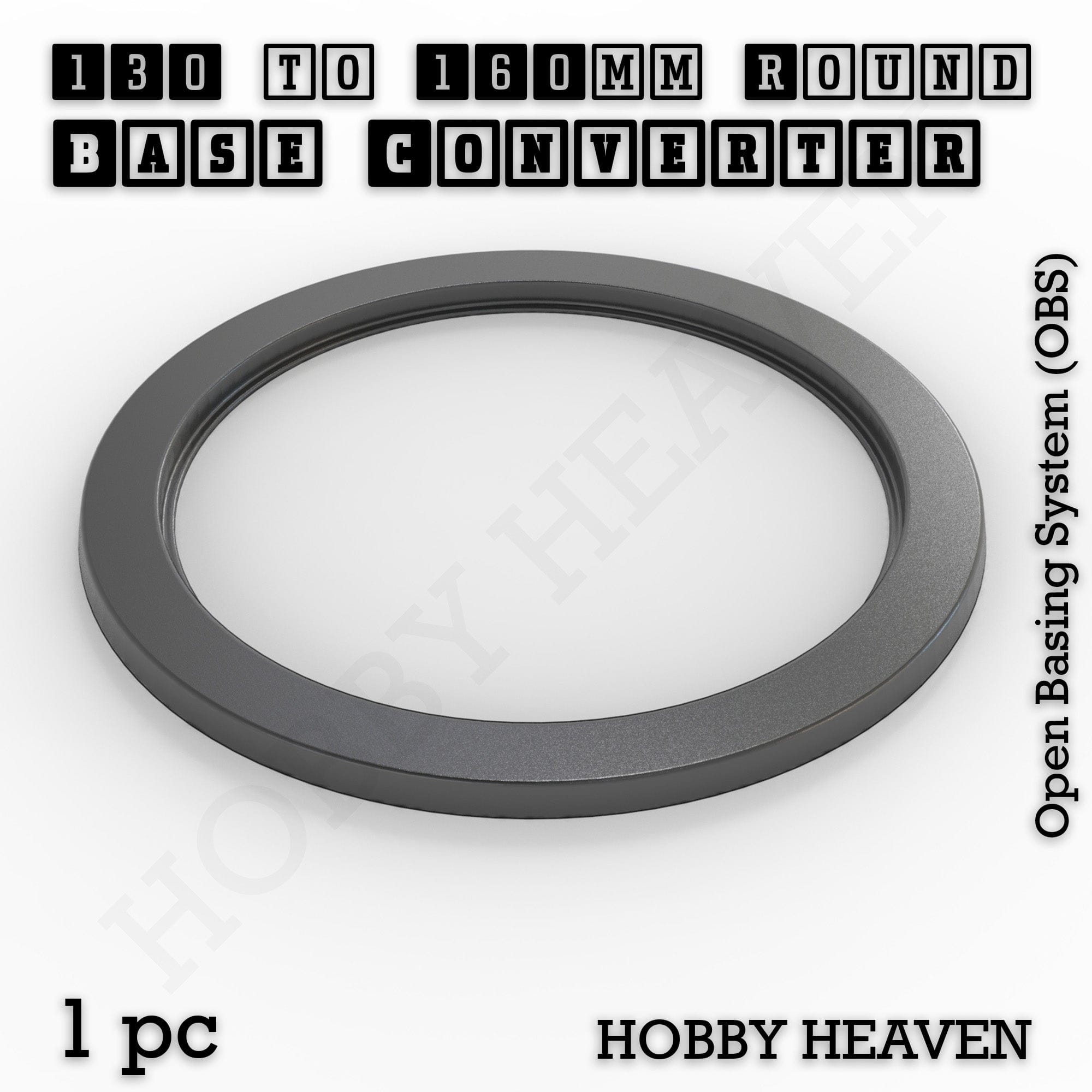 Base Round Bases Size Converters Round to Round 3d Print Full Range