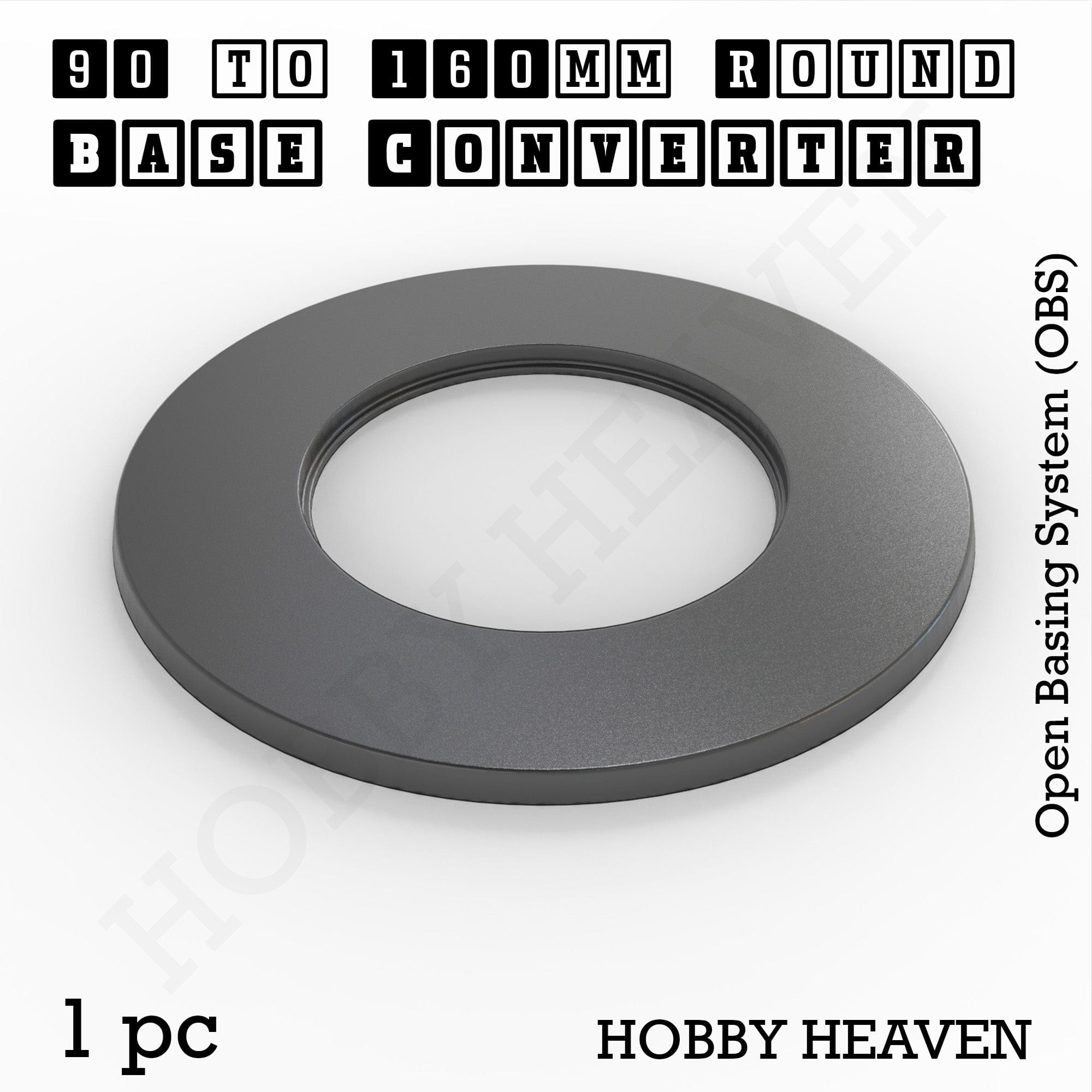Base Round Bases Size Converters Round to Round 3d Print Full Range