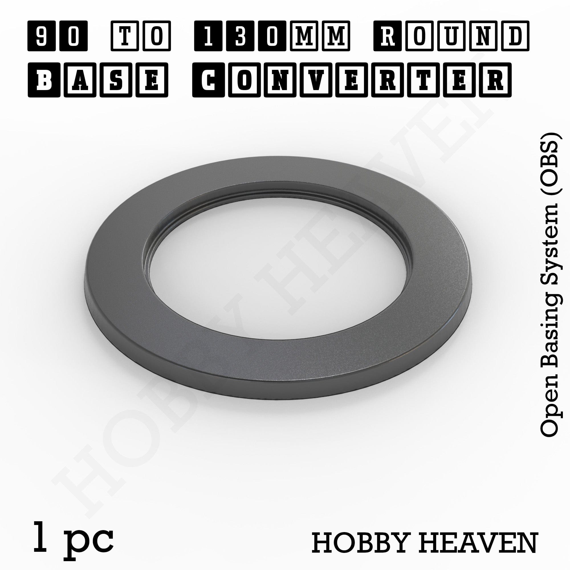 Base Round Bases Size Converters Round to Round 3d Print Full Range