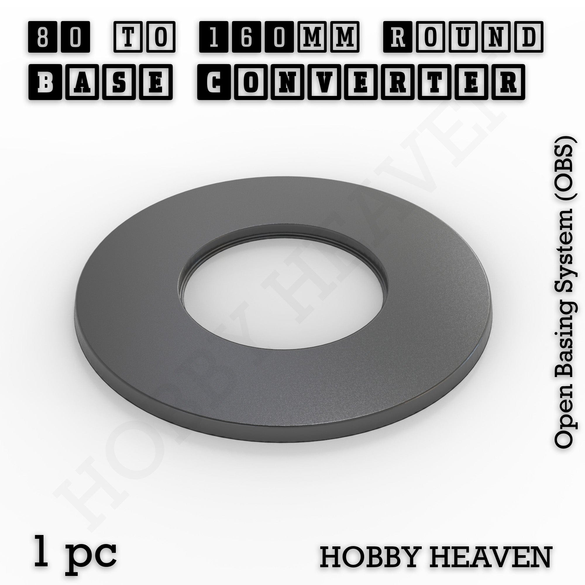 Base Round Bases Size Converters Round to Round 3d Print Full Range