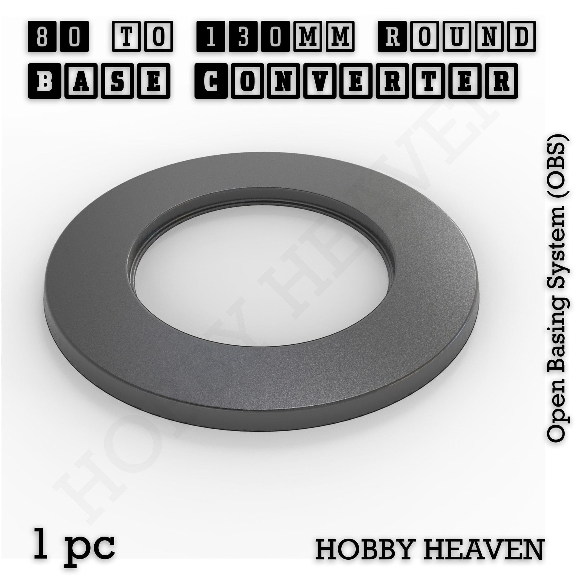 Base Round Bases Size Converters Round to Round 3d Print Full Range