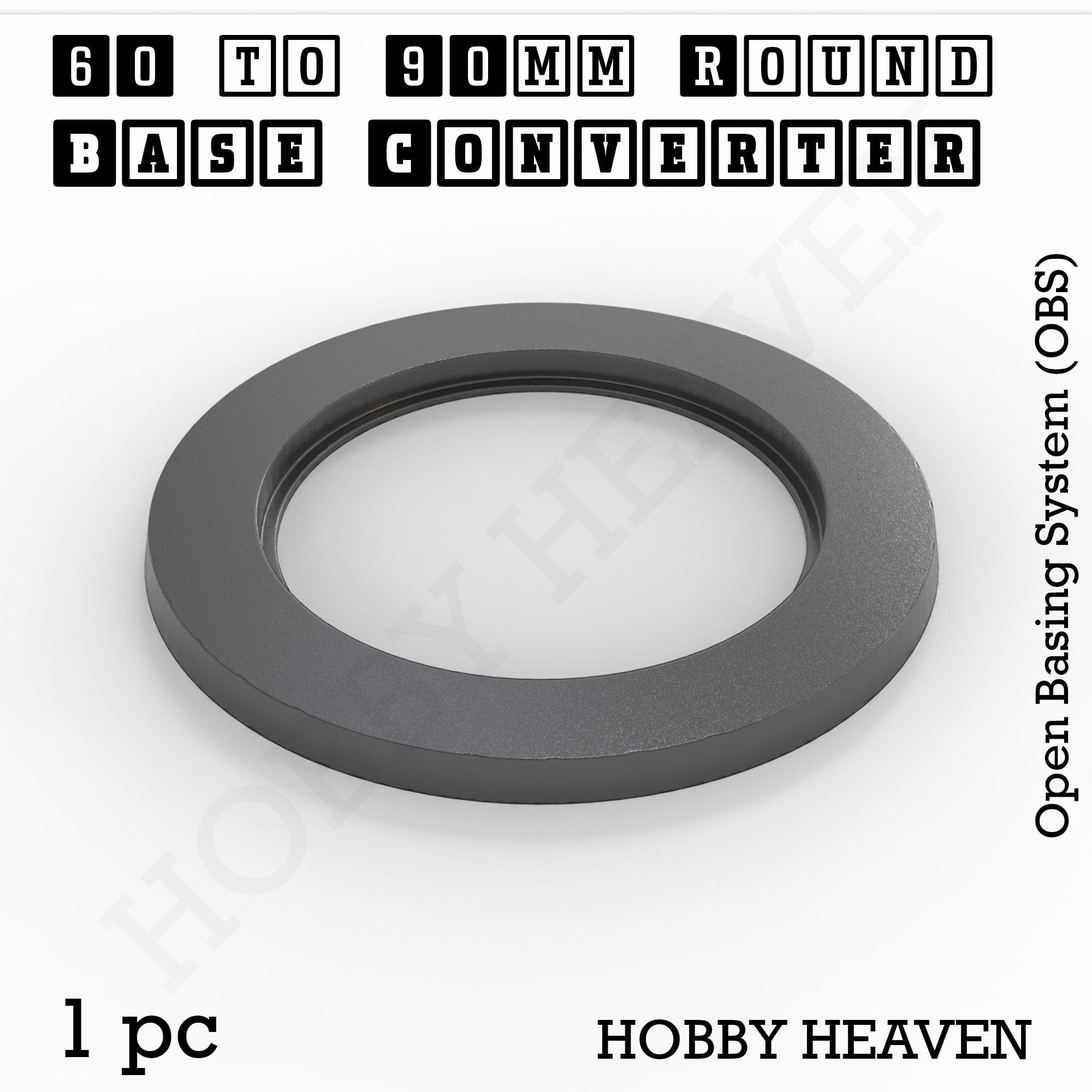 Base Round Bases Size Converters Round to Round 3d Print Full Range