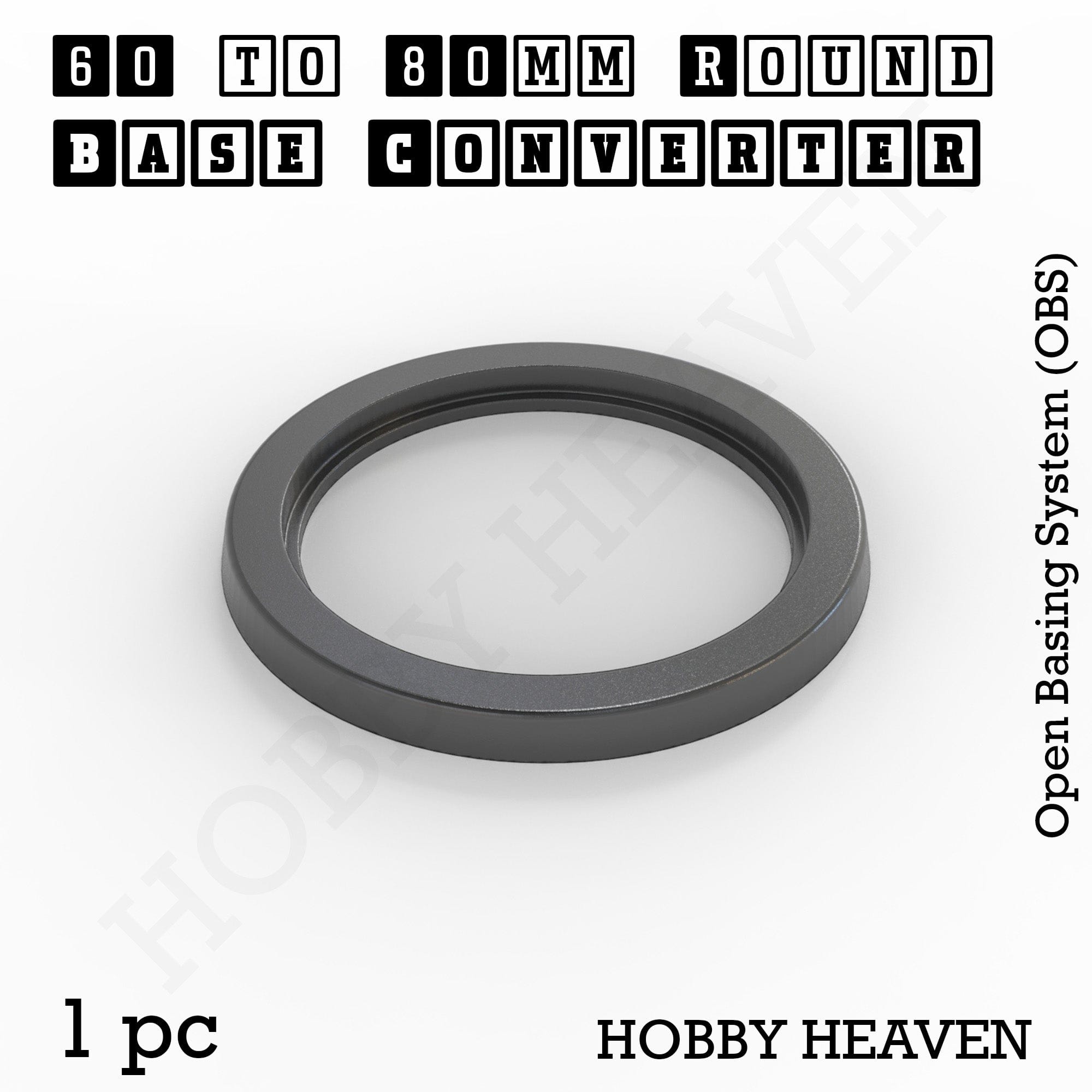 Base Round Bases Size Converters Round to Round 3d Print Full Range
