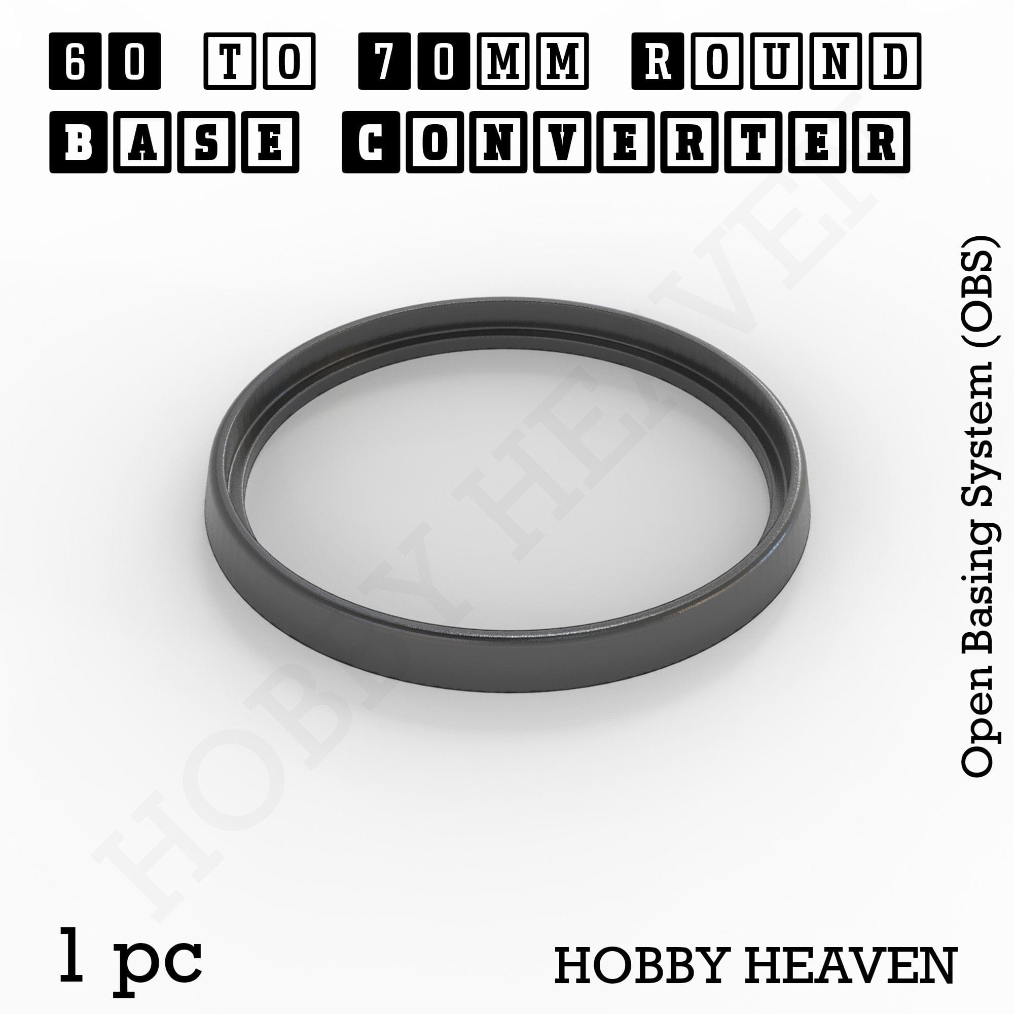 Base Round Bases Size Converters Round to Round 3d Print Full Range