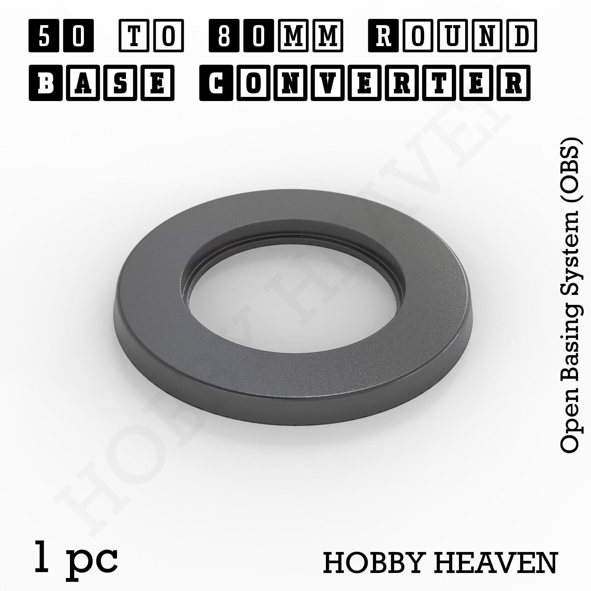 Base Round Bases Size Converters Round to Round 3d Print Full Range