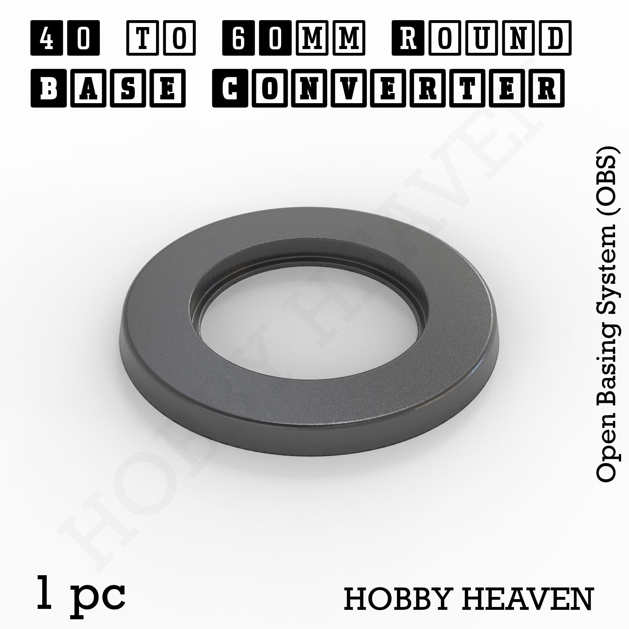 Base Round Bases Size Converters Round to Round 3d Print Full Range