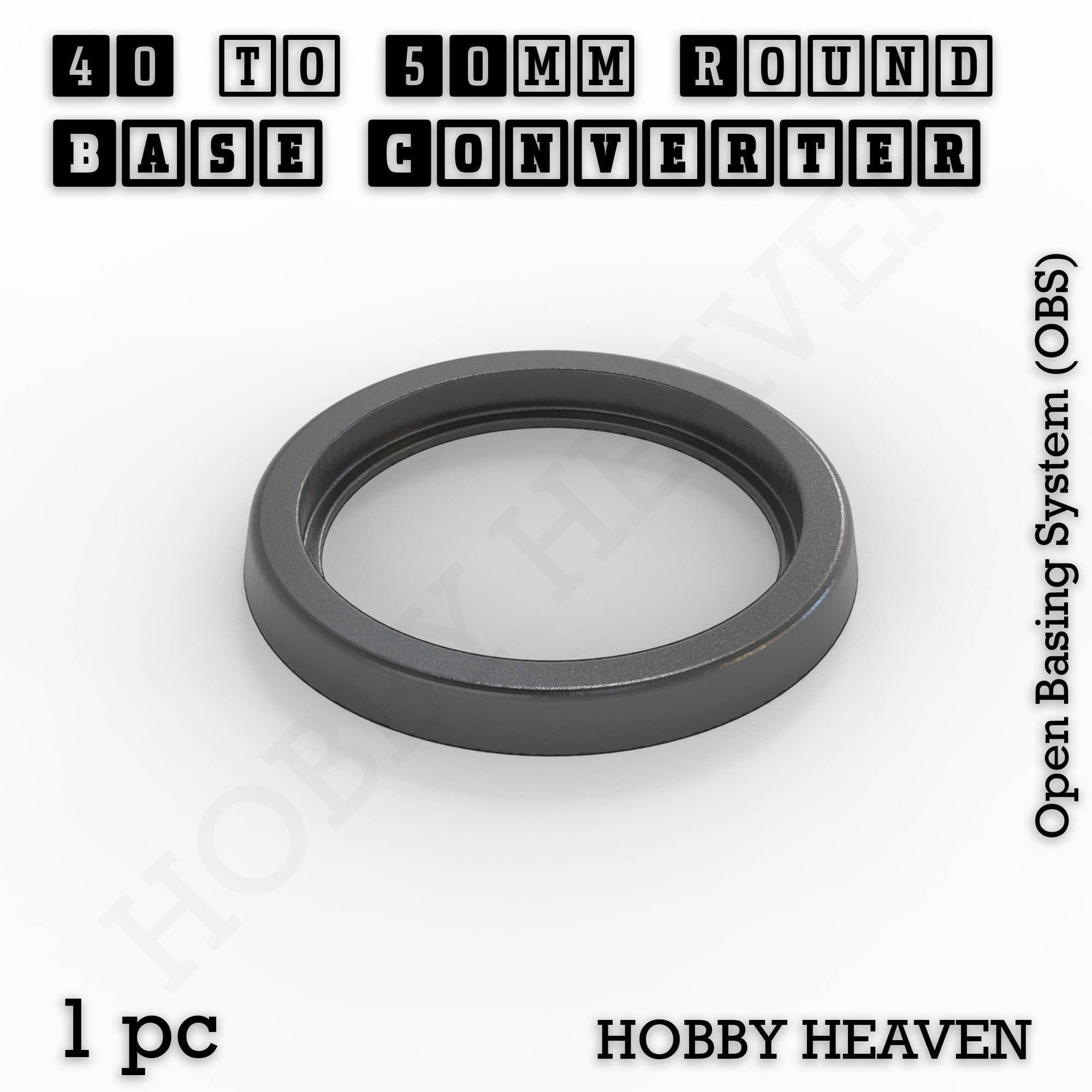 Base Round Bases Size Converters Round to Round 3d Print Full Range