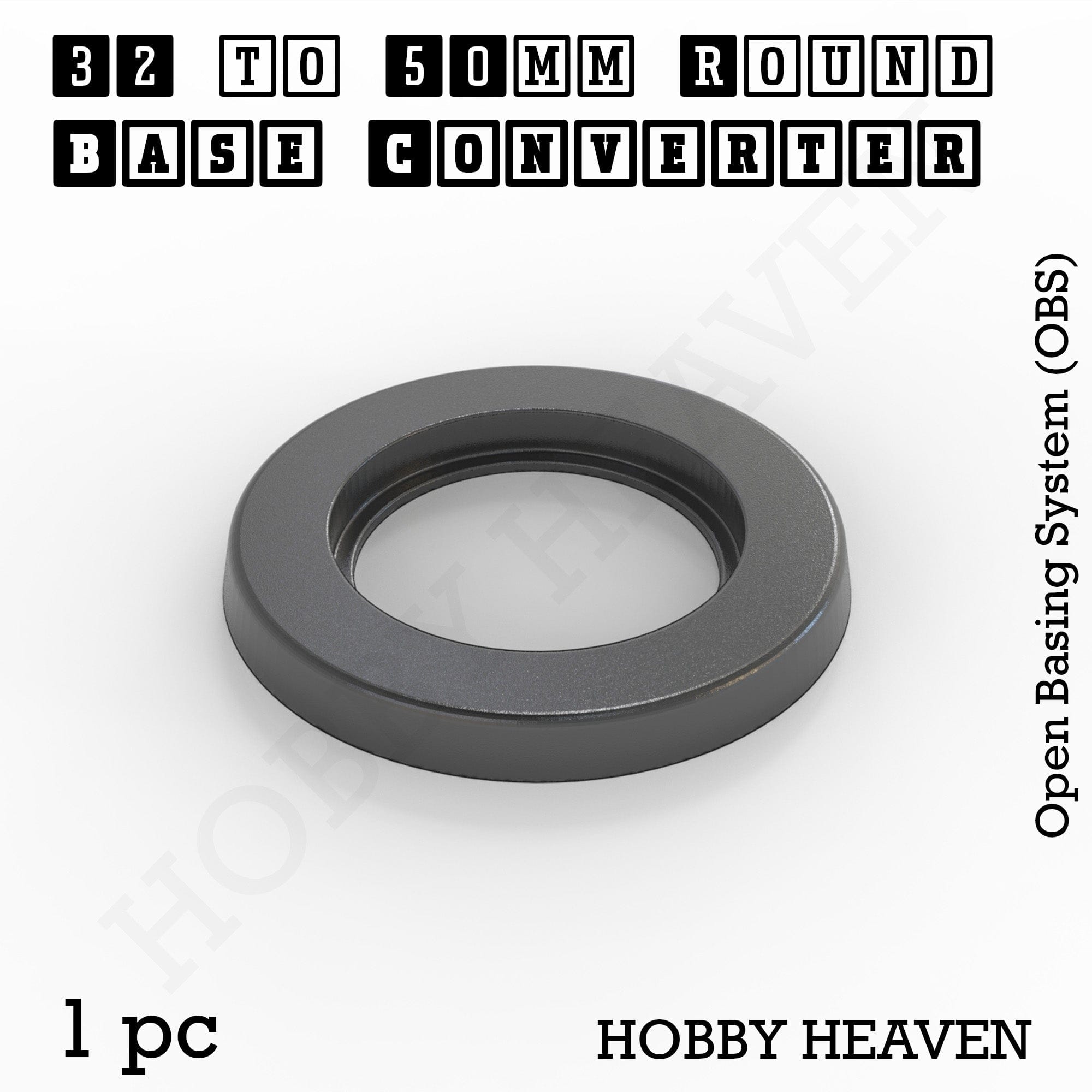 Base Round Bases Size Converters Round to Round 3d Print Full Range