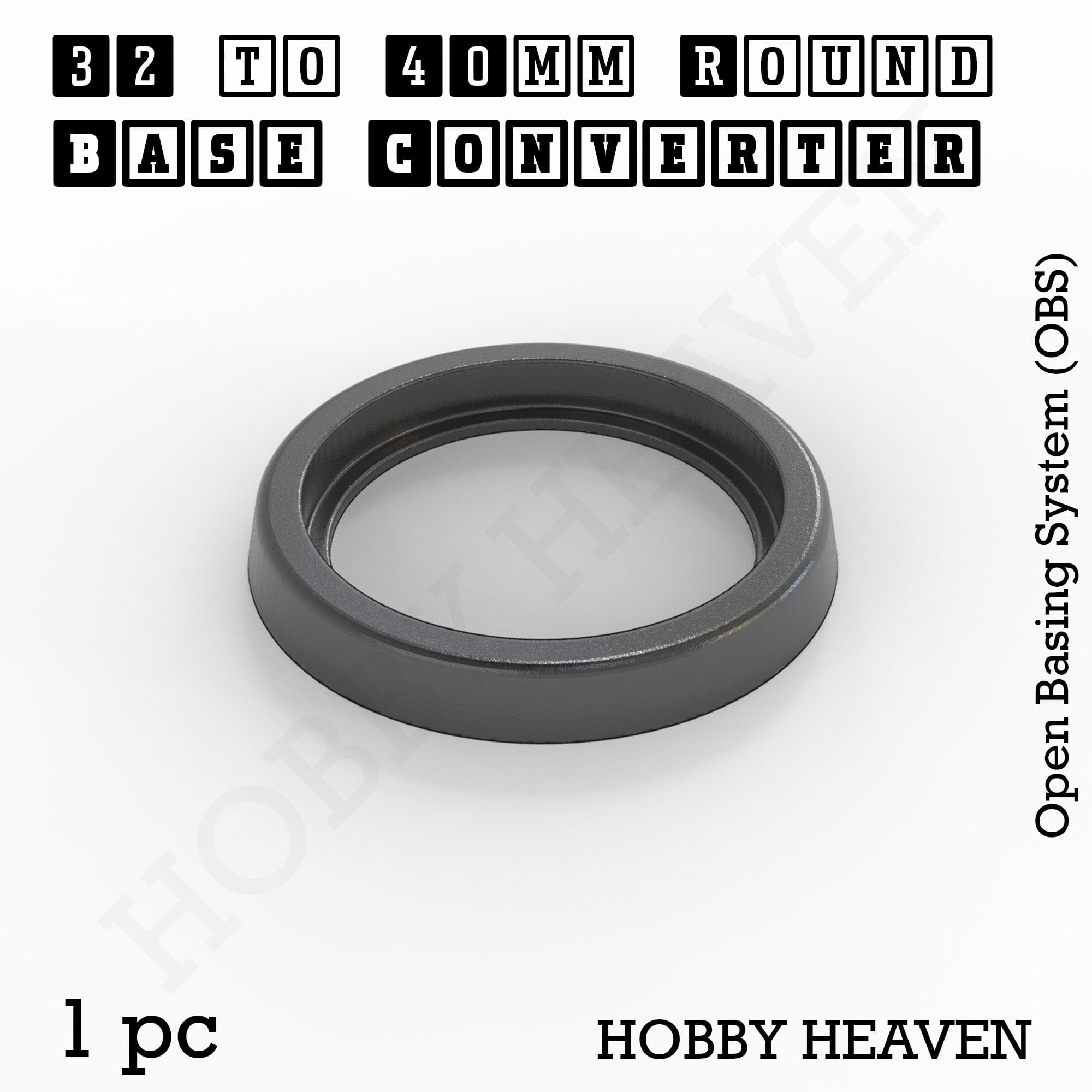 Base Round Bases Size Converters Round to Round 3d Print Full Range