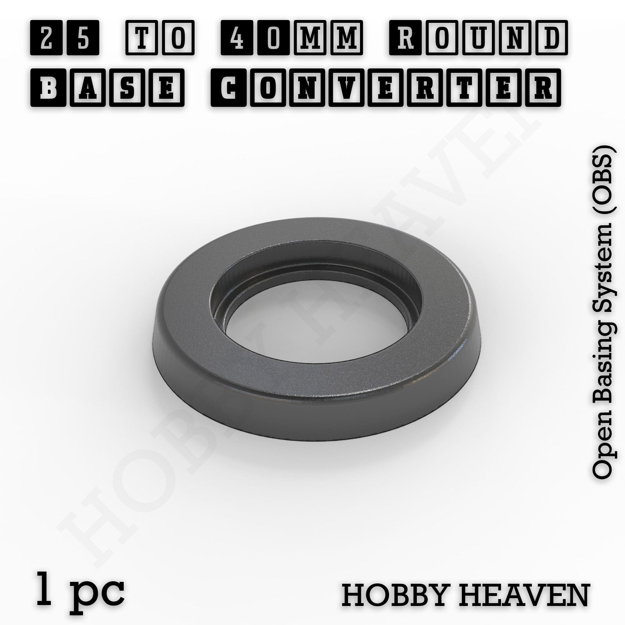 Base Round Bases Size Converters Round to Round 3d Print Full Range