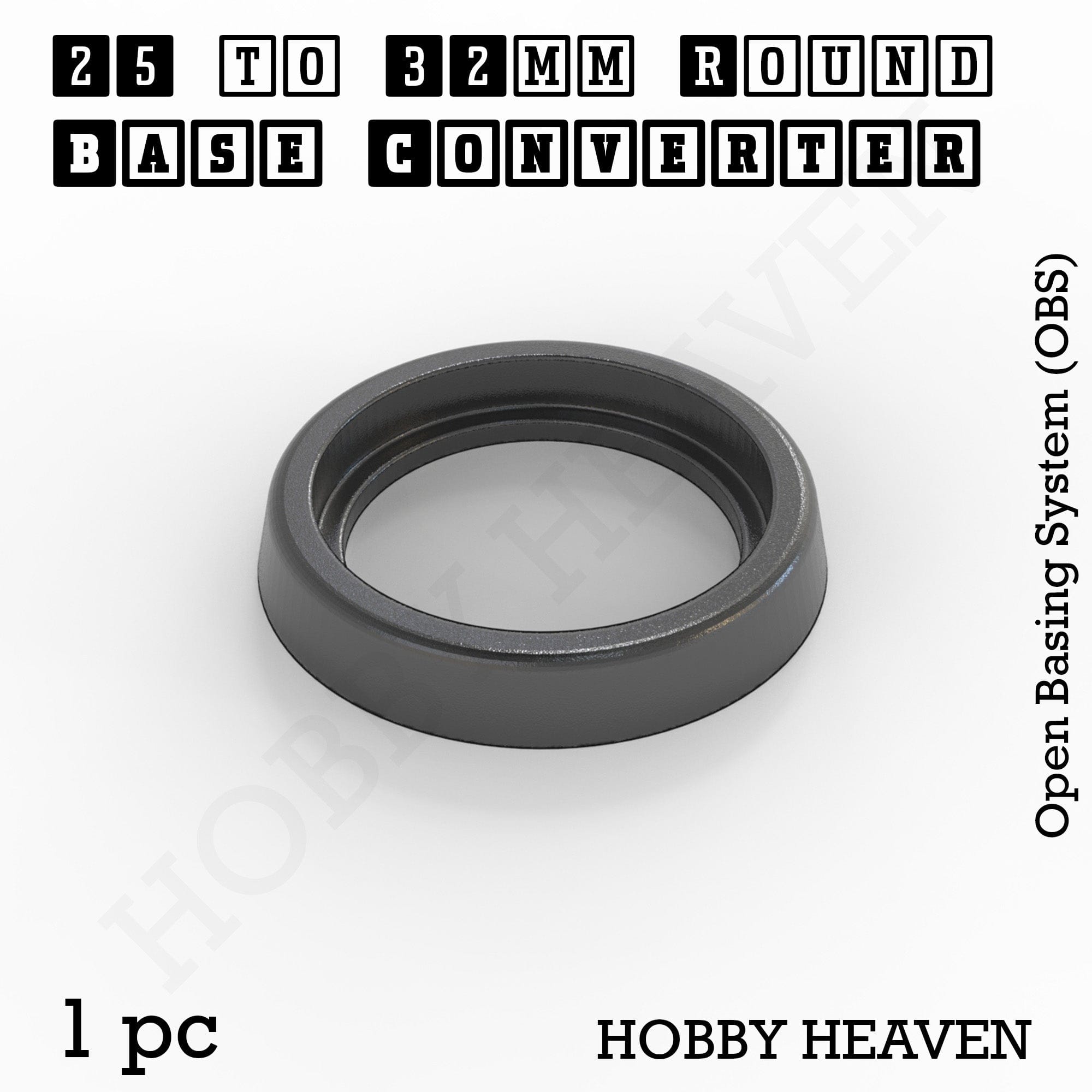 Base Round Bases Size Converters Round to Round 3d Print Full Range