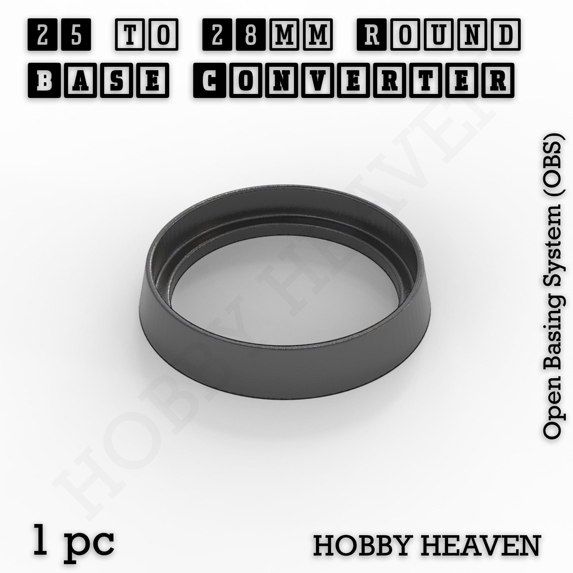Base Round Bases Size Converters Round to Round 3d Print Full Range