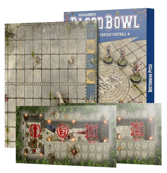 GW Models Blood Bowl: Bretonnian Team Pitch & Dugouts 5011921259816