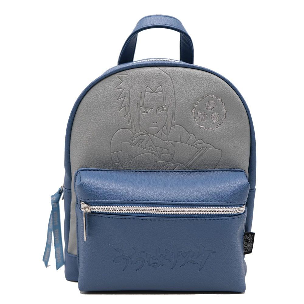 Blue Pirate Naruto Sasuke Backpack 28cm