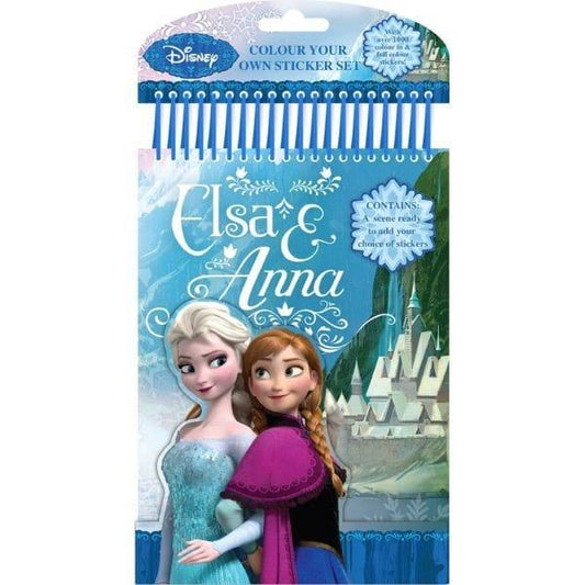 Blue Pirate Piece Pack of 1000 Disney's Frozen Colour Your Own Sticker Set - Great Value!