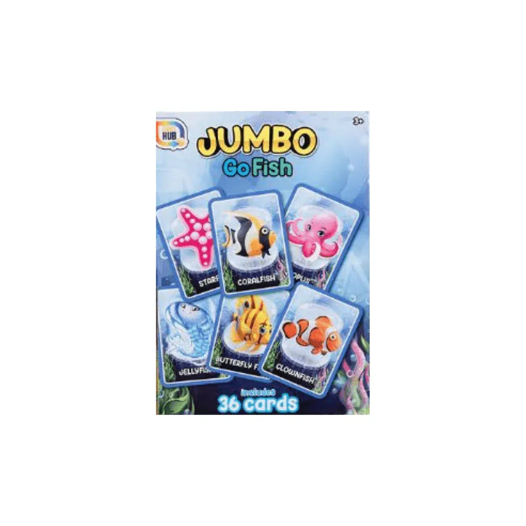 Blue Rain Activity Store Card Games Go Fish Card Game - Large A4