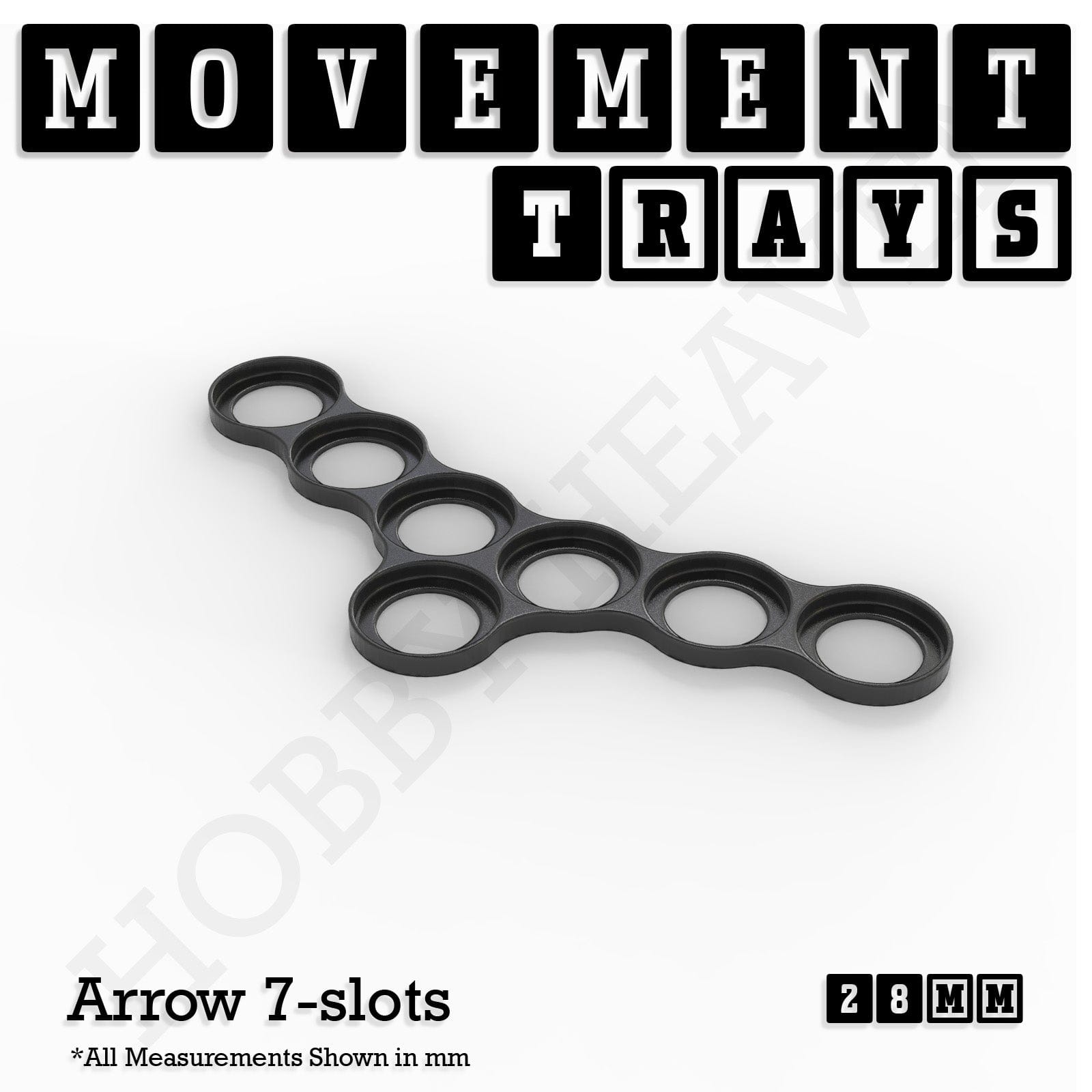 Movement Tray 28mm Movement Trays for Tabletop Games | Wargaming | Full Range