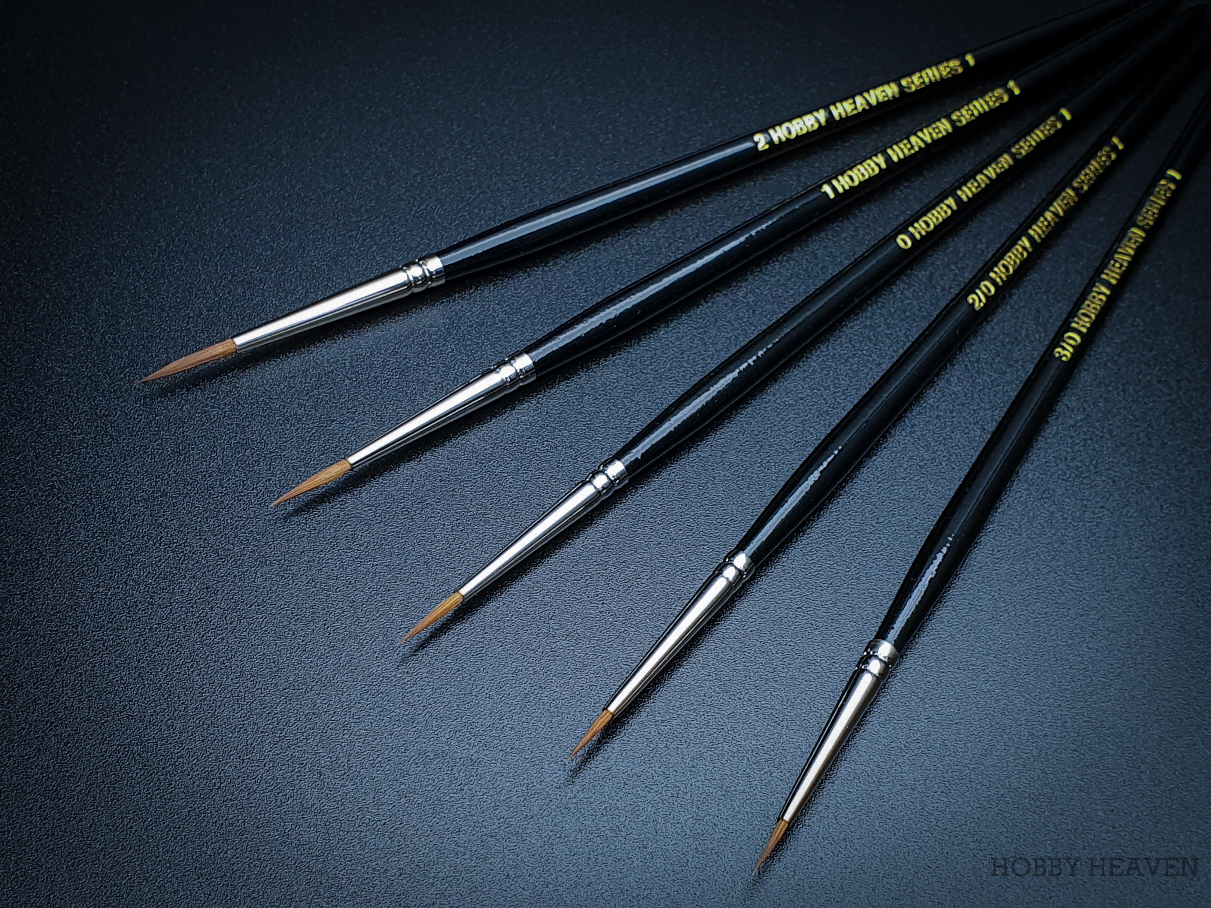 Brush Hobby Heaven Series 1 Singles and Sets — Kolinsky Sable Round