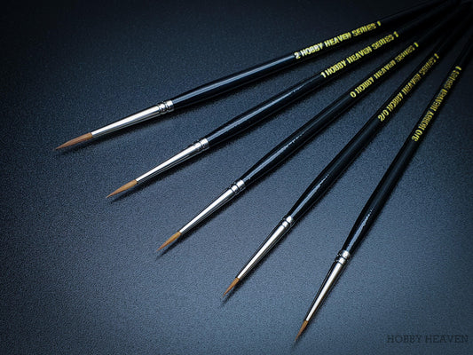 Brush Hobby Heaven Series 1 Singles and Sets — Kolinsky Sable Round