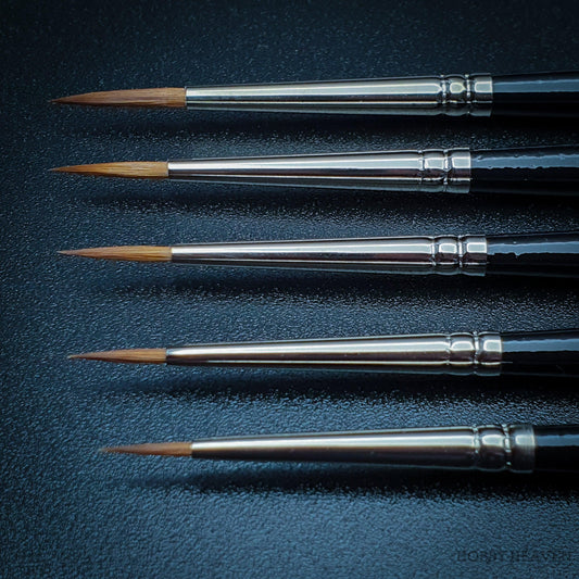 Brush Hobby Heaven Series 1 Singles and Sets — Kolinsky Sable Round
