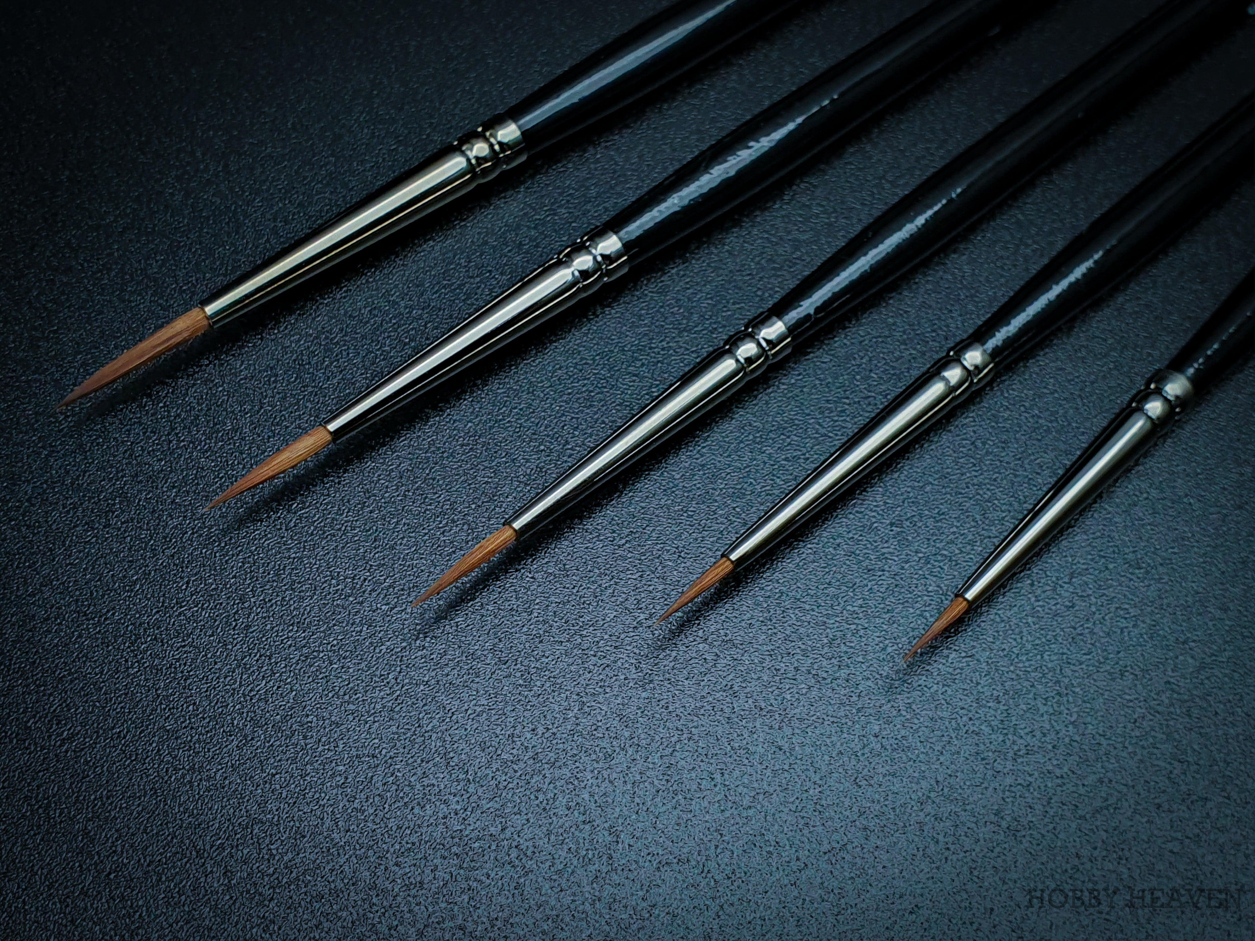 Brush Hobby Heaven Series 1 Singles and Sets — Kolinsky Sable Round
