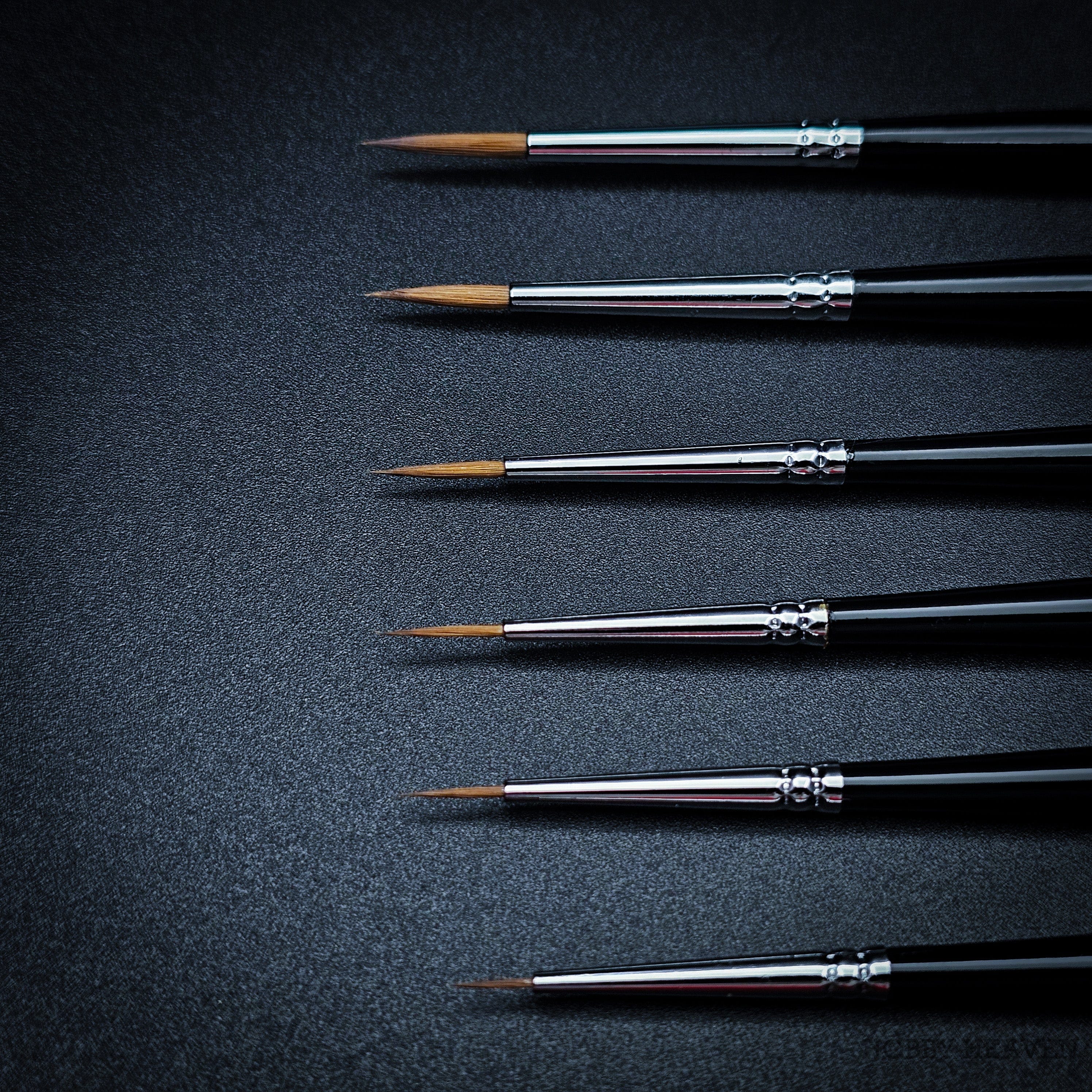 Brush Hobby Heaven Series 3 Singles and Sets — Kolinsky Sable Round