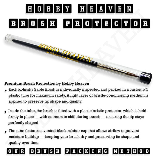 Brush Hobby Heaven Series 3 Singles and Sets — Kolinsky Sable Round