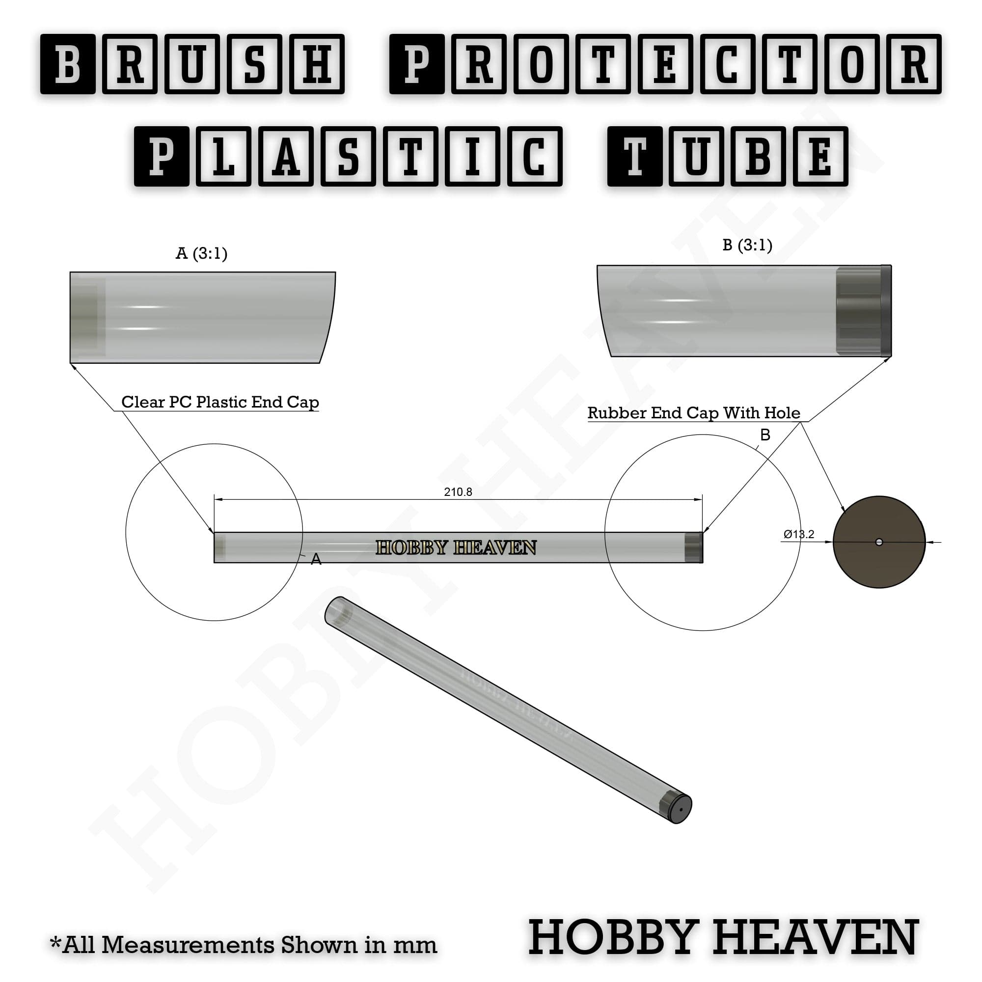 Brush Hobby Heaven Series 3 Singles and Sets — Kolinsky Sable Round
