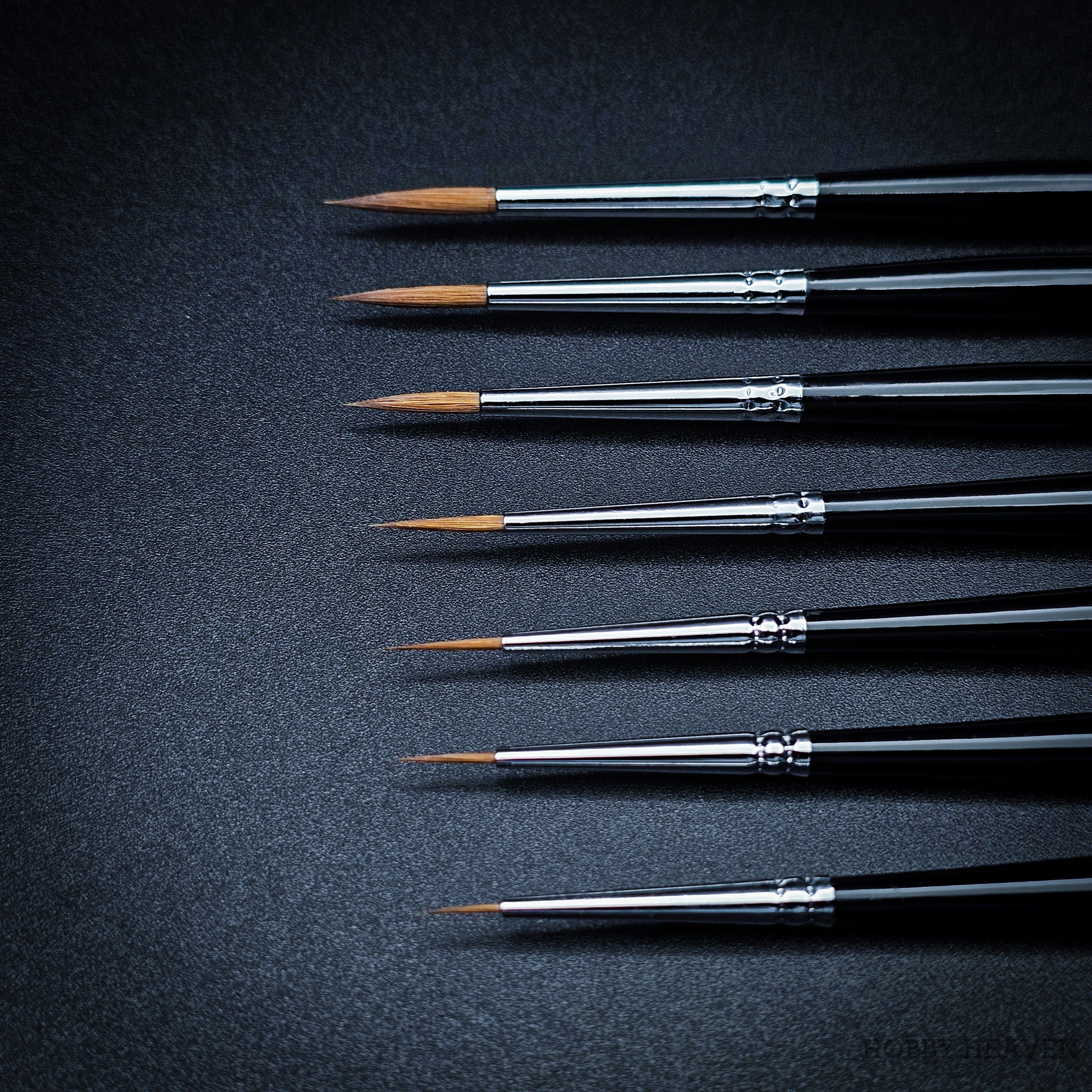Brush Hobby Heaven Series 3 Singles and Sets — Kolinsky Sable Round