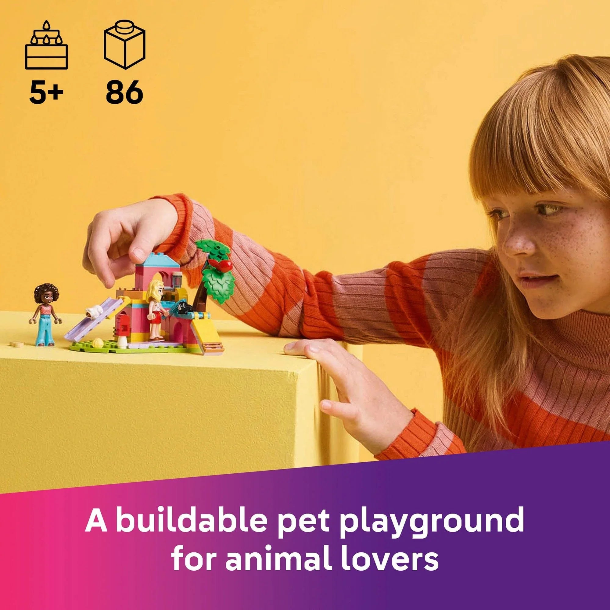 Curious Minds Toys & Games > Toys > Construction Toys > Interlocking Blocks > LEGO > Friends Lego Friends 42640 Guinea Pig Playground Toy Playset for Ages 5 and Up