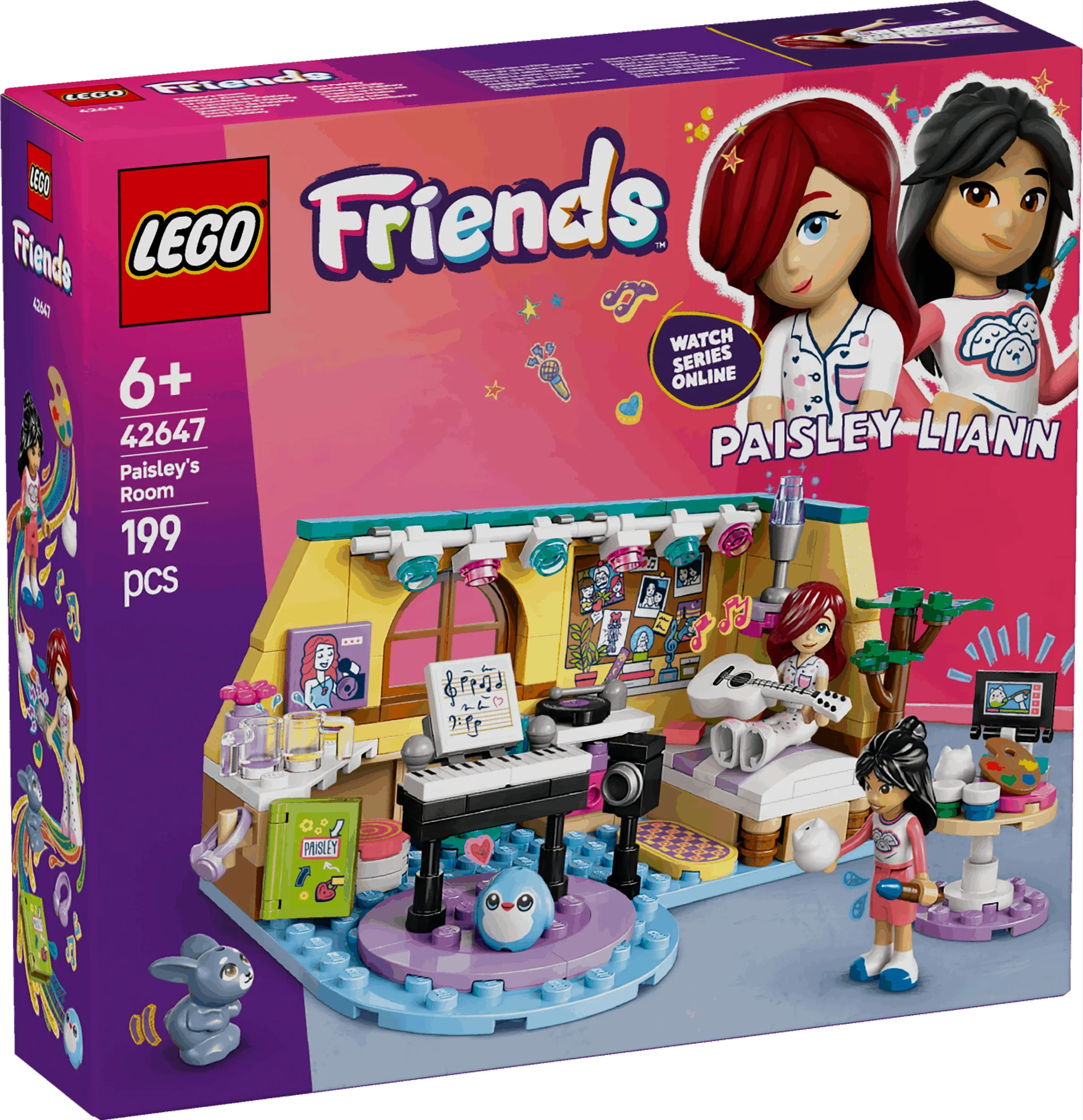 Curious Minds Toys & Games > Toys > Construction Toys > Interlocking Blocks > LEGO > Friends Lego Friends 42647 Paisley's Room Buildable Playset for Ages 6 and Up