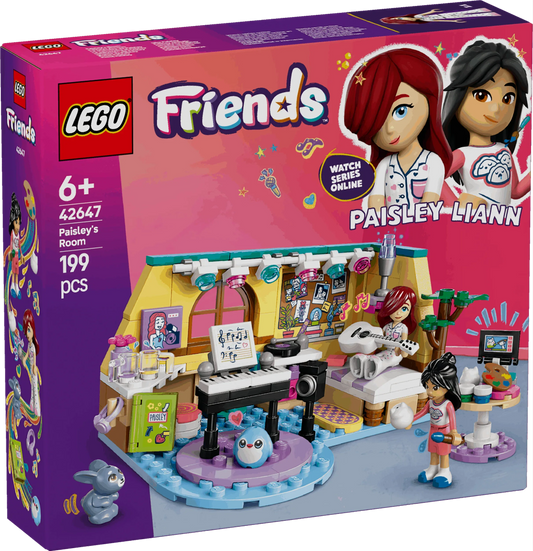 Curious Minds Toys & Games > Toys > Construction Toys > Interlocking Blocks > LEGO > Friends Lego Friends 42647 Paisley's Room Buildable Playset for Ages 6 and Up